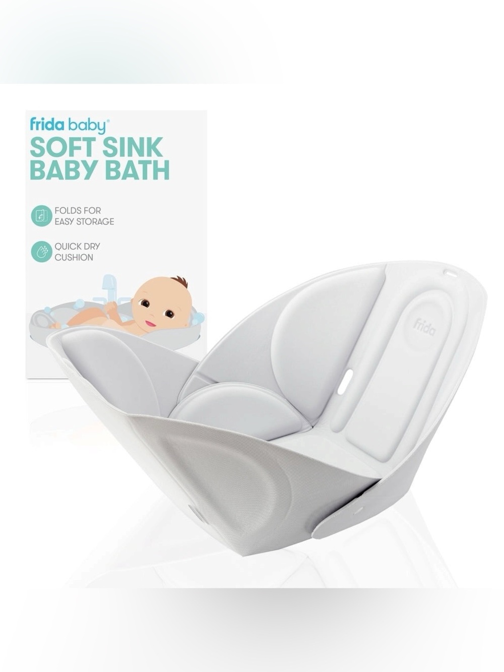 Frida Baby Soft Sink Baby Bath Foldable Portable Travel
